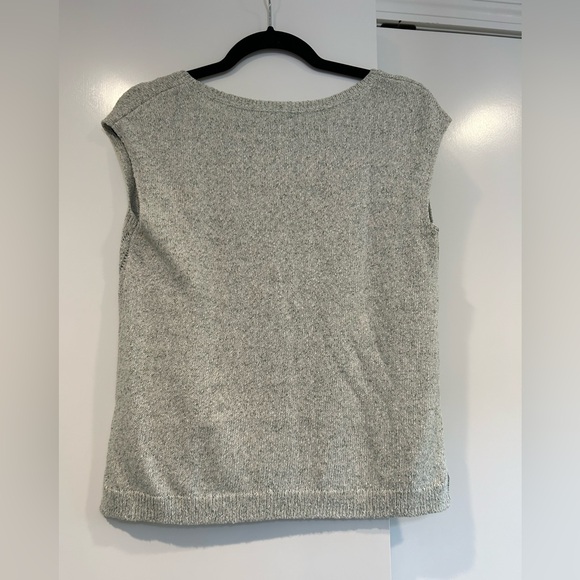 Pure Jill Sweater Womens Petite Small Open Knit Sleeveless Pullover Pistachio - Picture 7 of 9